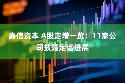嘉信资本 A股定增一览：11家公司披露定增进展