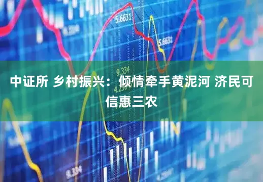 中证所 乡村振兴：倾情牵手黄泥河 济民可信惠三农