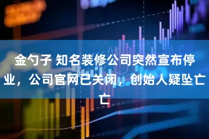 金勺子 知名装修公司突然宣布停业，公司官网已关闭，创始人疑坠亡