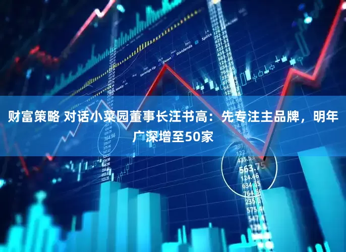 财富策略 对话小菜园董事长汪书高：先专注主品牌，明年广深增至50家