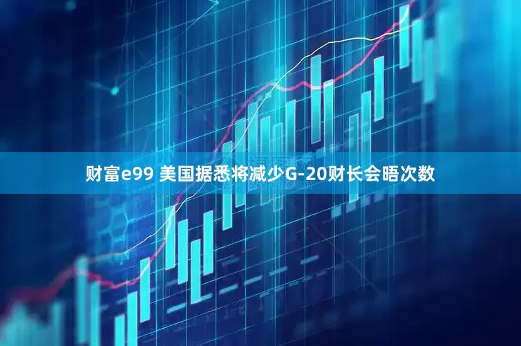 财富e99 美国据悉将减少G-20财长会晤次数